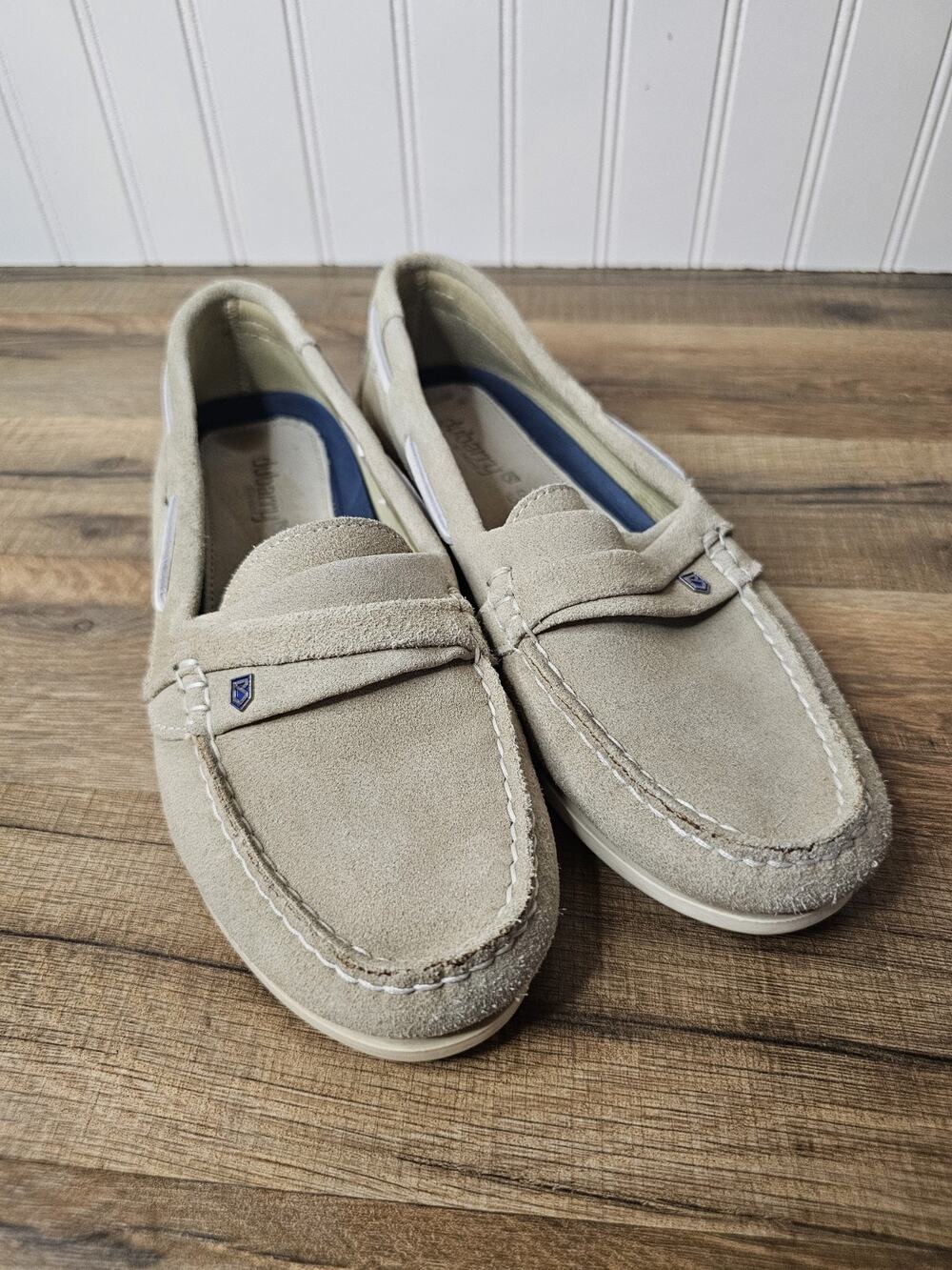 Durbarry Of Ireland Suede Deck Shoes Women's Size 39/8.5